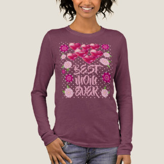 Happy Mothers Day! Flowers decoration Tri-Blend Shirt