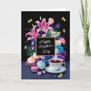Happy Mother's Day Flowers & Sweets Customisable Card