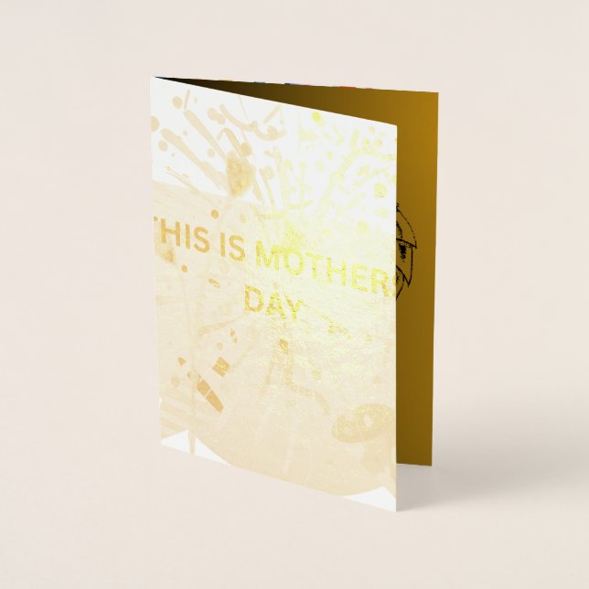 HAPPY MOTHERS DAY  FOIL CARD (Front)