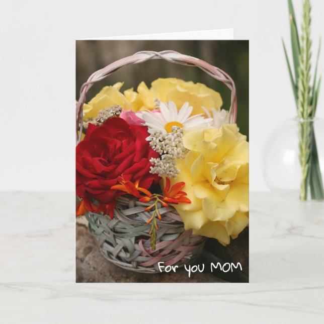 Happy Mother's Day Folded Greeting Card (Front)
