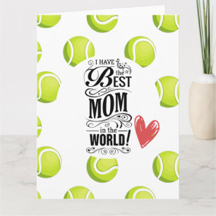 Happy Mother's Day for tennis Mum with balls Card