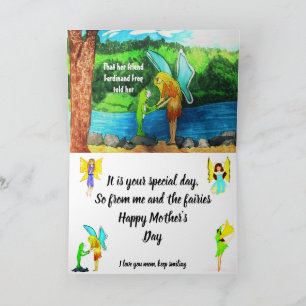 HAPPY MOTHER'S DAY FROM THE FAIRIES  CARD