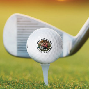 Happy Mother's Day Gift for Mum Personalised Photo Golf Balls