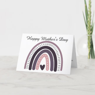 Happy Mother's Day | Gift for The Best Mum Ever Thank You Card