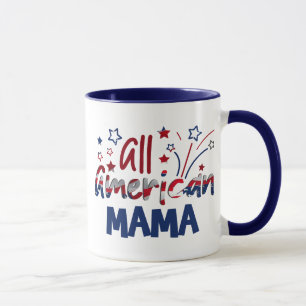 happy mother's day gift idea all american mum mug