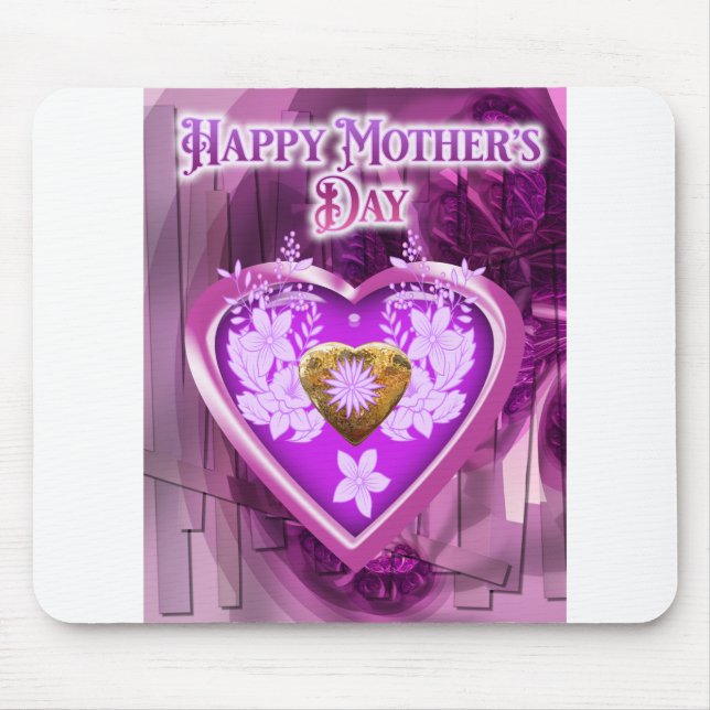 Happy Mothers Day Gift Mouse Pad (Front)
