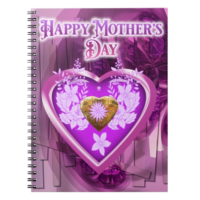 Happy Mothers Day Gift Notebook (Front)