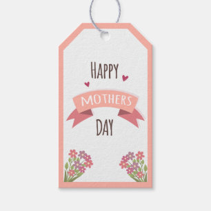 Happy Mother's Day Gift Tag - Floral Design