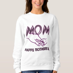 "Happy Mother's Day Glow: Celebrate Mum with Style Sweatshirt