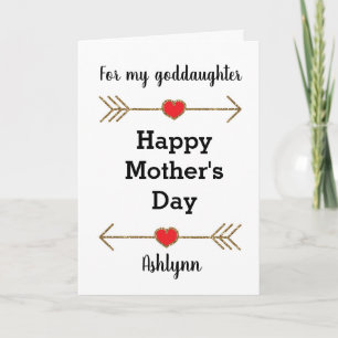 Happy Mother's Day Goddaughter Card