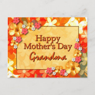 Happy Mother's Day Grandma Postcard