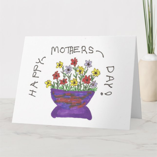 Happy Mother's Day Greeting Card (Front)