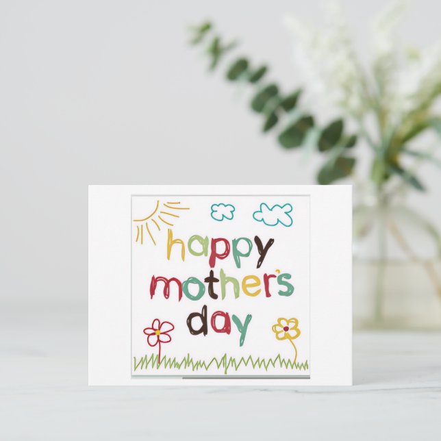 Happy Mother's Day Greeting Card (Standing Front)