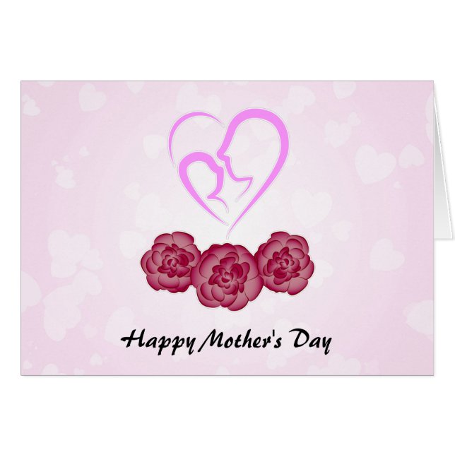 Happy Mother's Day Greeting Card (Front Horizontal)