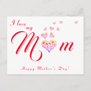 Happy Mothers Day/Happy Birthday Postcard