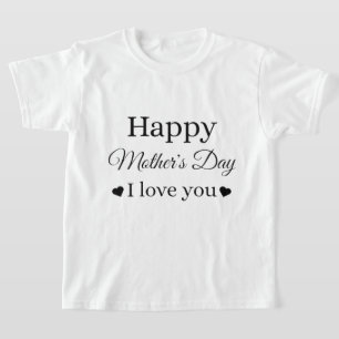 Happy mother's day heart mother's day mommy mom  T-Shirt