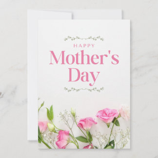 Happy Mother's day Holiday Card