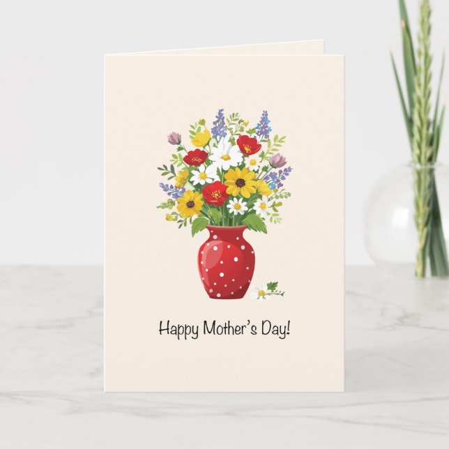 Happy Mother's Day Holiday Card (Front)