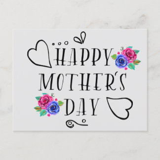 Happy Mother's day  Holiday Postcard