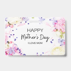 HAPPY MOTHERS DAY ID BADGE