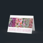 Happy Mother's Day in French, mixed pastel roses Card<br><div class="desc">Happy Mother's Day in French,  mixed pastel roses Bonne Fête Maman!</div>