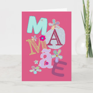 happy mother's day in Portuguese Card