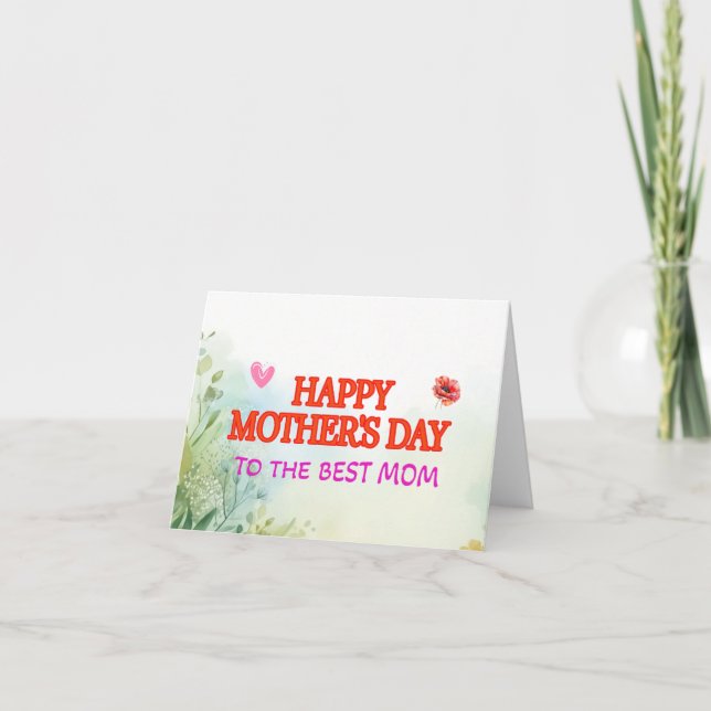 Happy Mother's Day   Invitation (Front)
