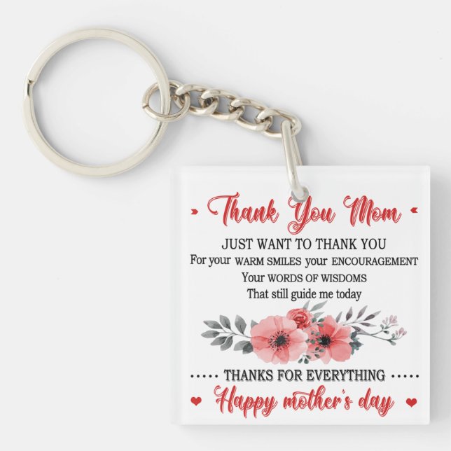  Happy Mother's Day Key Ring (Front)