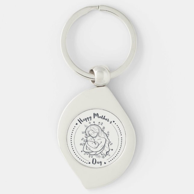 Happy Mother's Day  Keychain (Front)