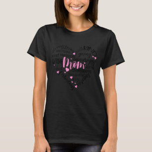 Happy Mother's Day Kind Mum Heart Mens Womens T-Shirt