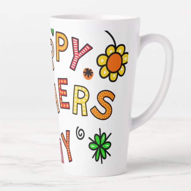 Happy Mothers Day Latte Mug (Right)
