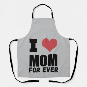 Happy Mothers Day Love Mum For Ever Apron