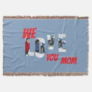 Happy Mother's Day Love Throw Blanket
