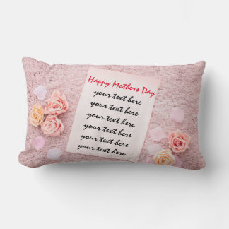 Happy Mothers Day Lumbar Cushion