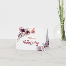 Happy Mother's Day | Maroon Flowers