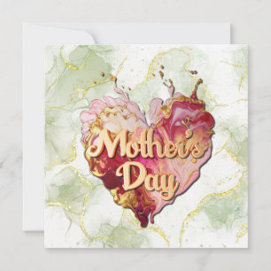 Happy Mother's Day modern Holiday Card