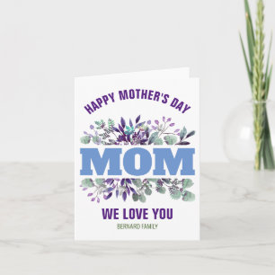 HAPPY MOTHER'S DAY MOM CUSTOMIZED GIFT INVITATION