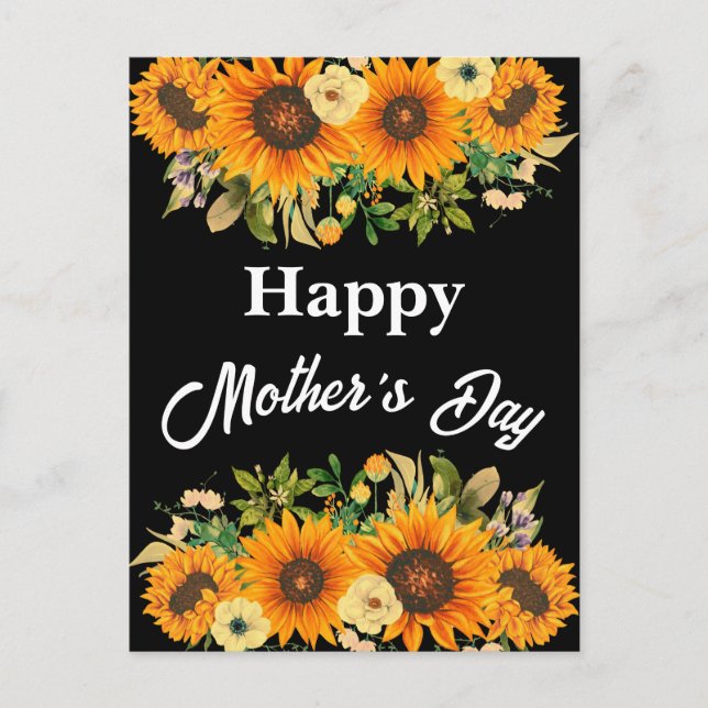 HAPPY MOTHER'S DAY MOM GIFT POSTCARD (Front)