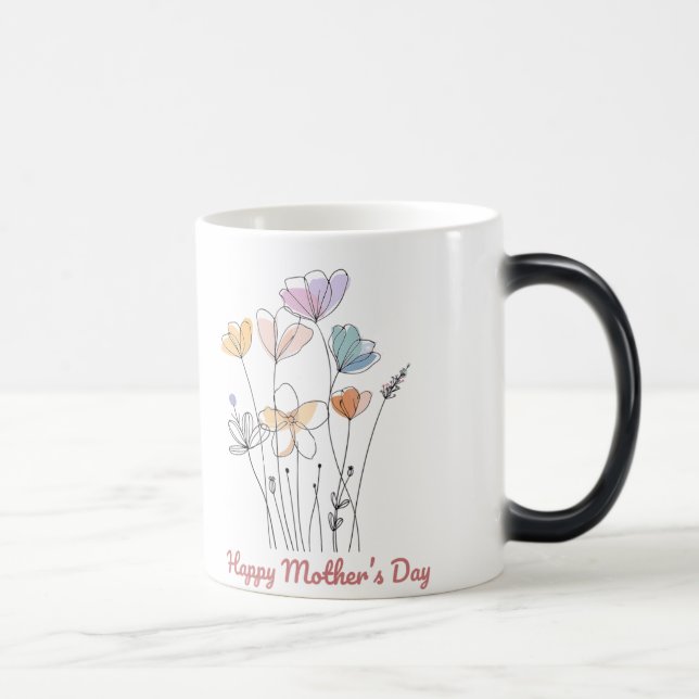 Happy Mother's Day Mug – A Beautiful Floral Gift (Right)