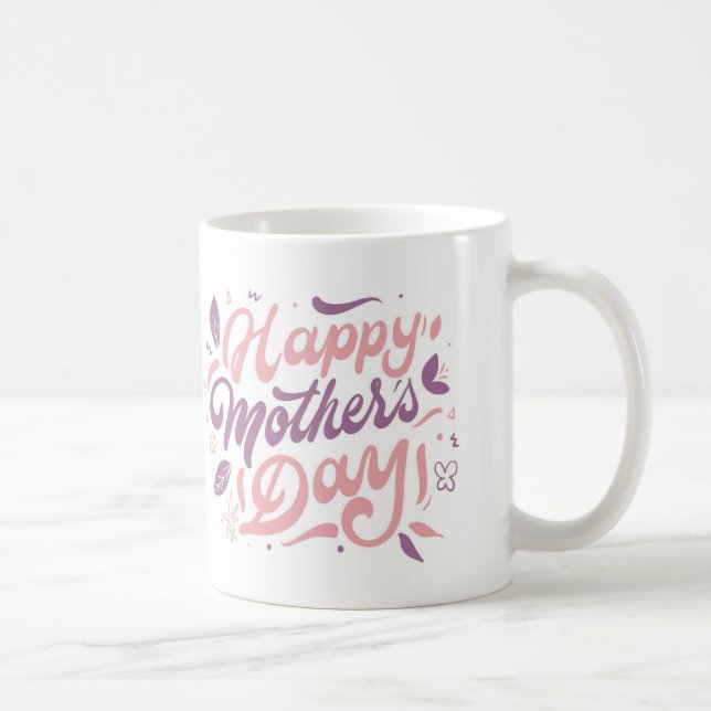 🌸 Happy Mother's Day Mug – A Heartfelt Hug in Eve (Right)