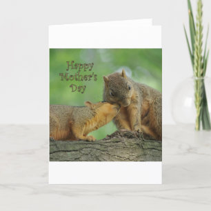 Happy Mother's Day - Mum and Baby Squirrel Card