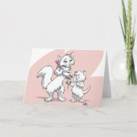 Happy Mother's Day!! Mum cat and kitten