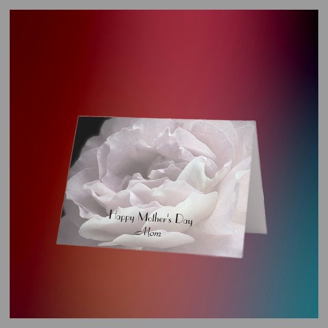 Happy Mother's Day Mum, Pink Rose Petals Greeting Card (Creator Uploaded)