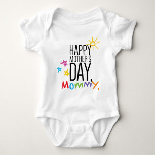 Happy Mother's Day Mummy Baby Bodysuit