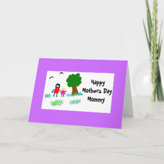 Happy Mothers Day Mummy Card