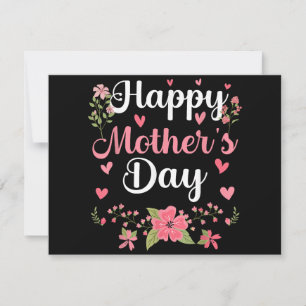 Happy Mother's Day Mummy Cute Floral Women For Mum