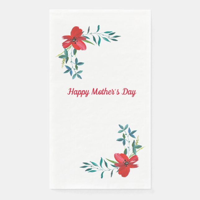  Happy Mother's Day Napkin (Front)