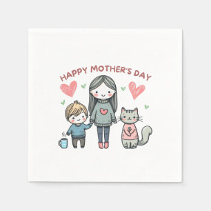 Happy Mother's Day Napkin