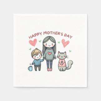 Happy Mother's Day Napkin