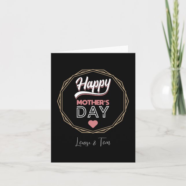 Happy mother's day note card (Front)